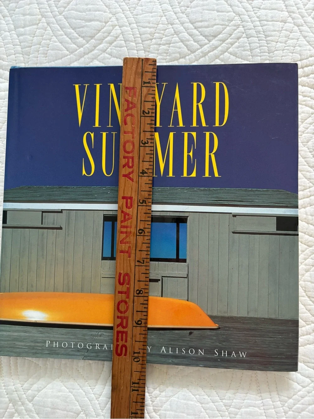 Vineyard Summer Photography Book - Blue & Yellow Cover